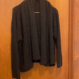 Black oversized cardigan